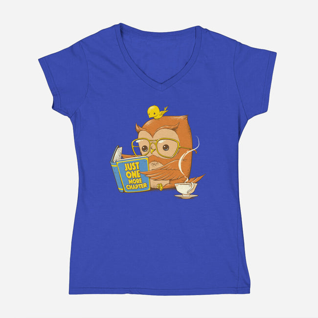 One More Chapter-womens v-neck tee-tobefonseca