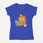 One More Chapter-womens v-neck tee-tobefonseca