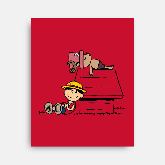 One Piece Nuts-none stretched canvas-Boggs Nicolas