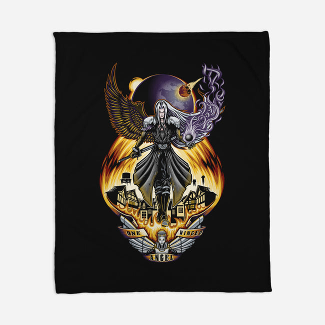 One Winged Angel-none fleece blanket-TrulyEpic