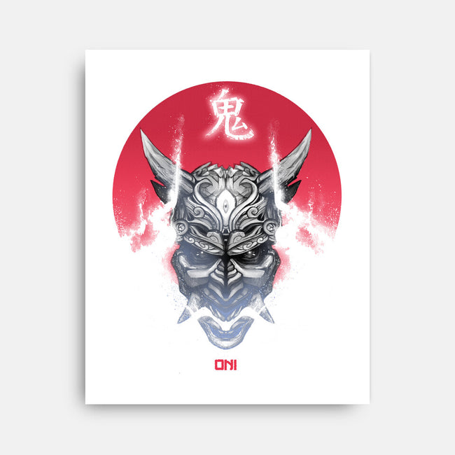 Oni Demon-none stretched canvas-Dracortis