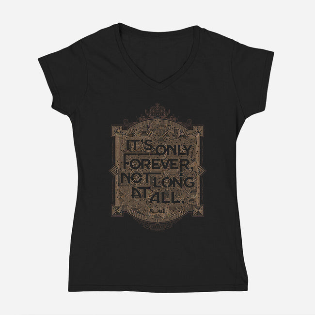 Only Forever-womens v-neck tee-DJKopet