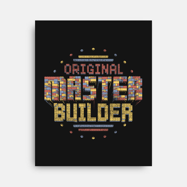 Original Master Builder-none stretched canvas-DJKopet