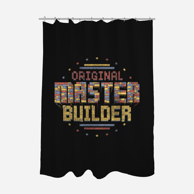 Original Master Builder-none polyester shower curtain-DJKopet