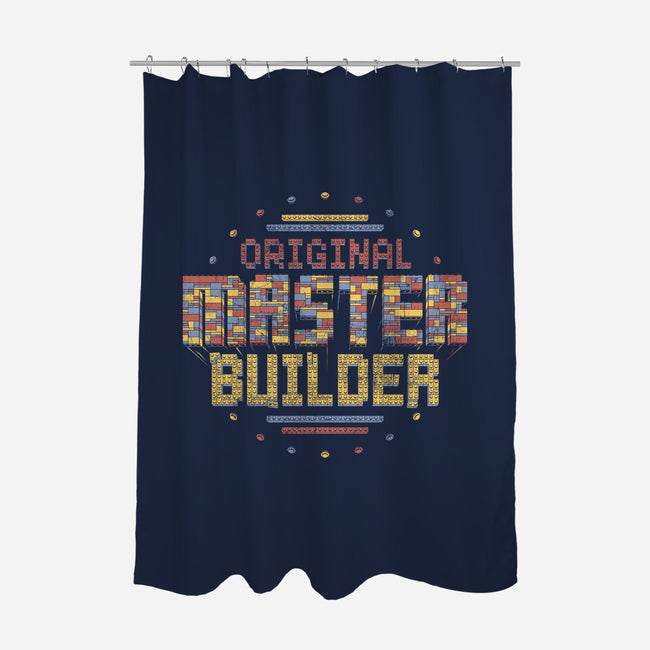 Original Master Builder-none polyester shower curtain-DJKopet