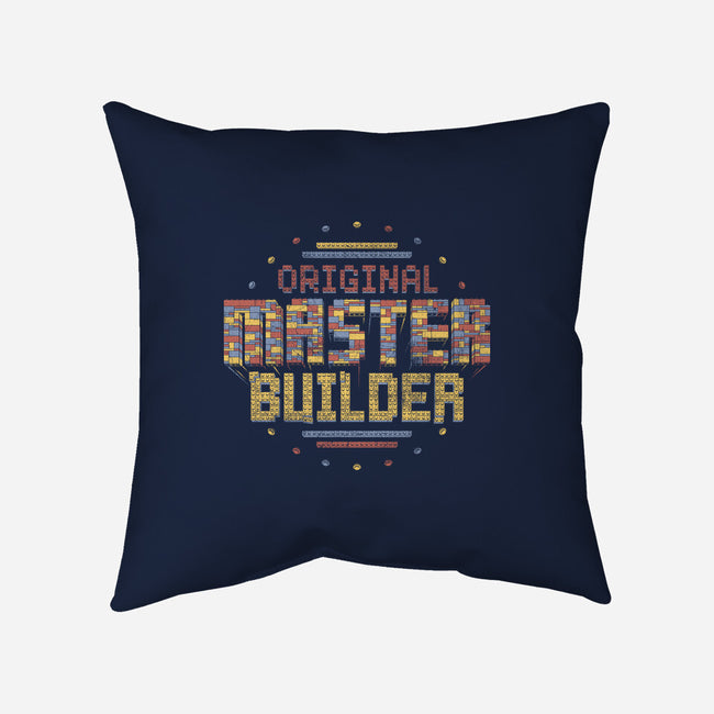 Original Master Builder-none removable cover w insert throw pillow-DJKopet