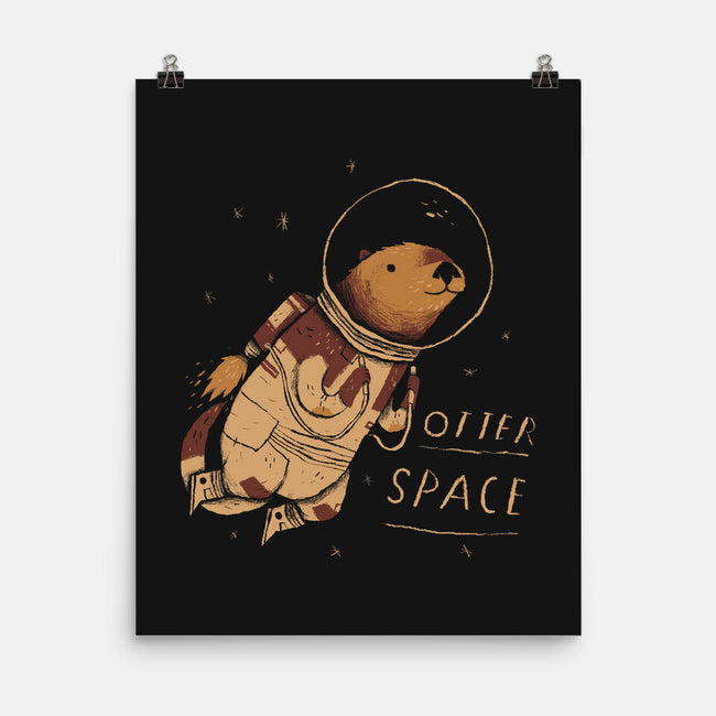 Otter Space-none matte poster-louisros