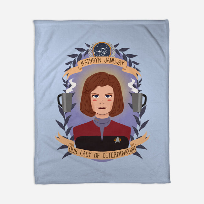Our Lady of Determination-none fleece blanket-heymonster