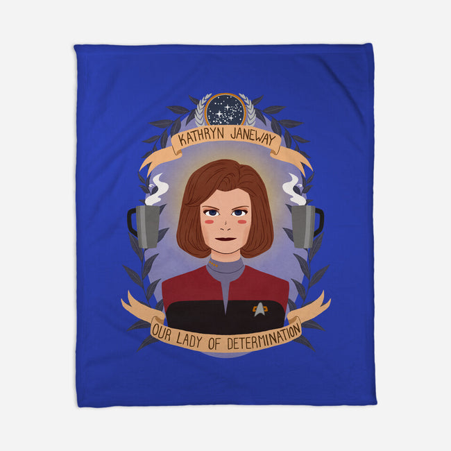 Our Lady of Determination-none fleece blanket-heymonster