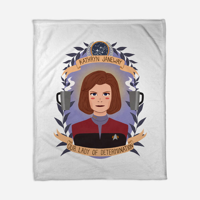 Our Lady of Determination-none fleece blanket-heymonster