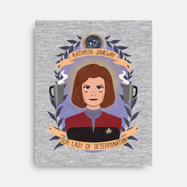 Our Lady of Determination-none stretched canvas-heymonster