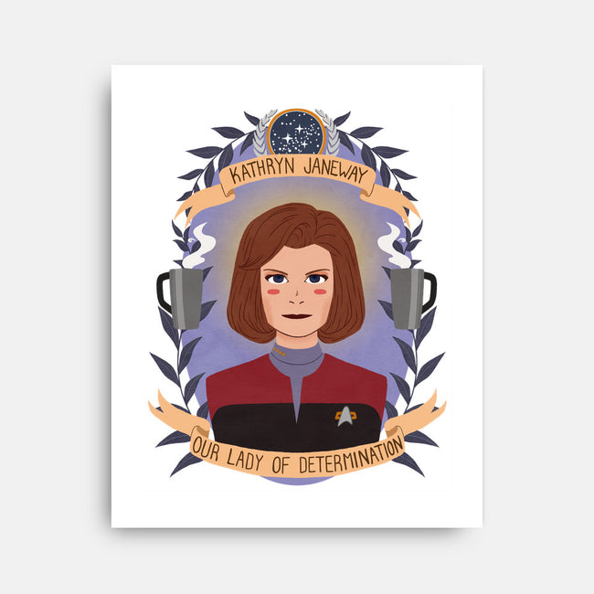 Our Lady of Determination-none stretched canvas-heymonster