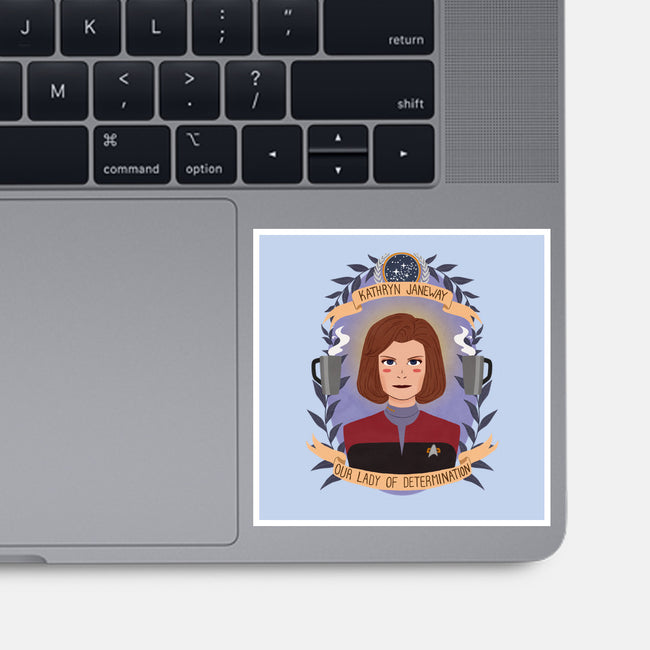 Our Lady of Determination-none glossy sticker-heymonster