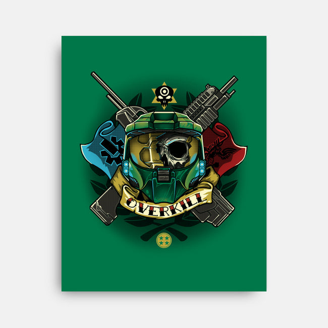 Overkill-none stretched canvas-pertheseus