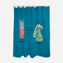 Overreacting-none polyester shower curtain-Beware1984