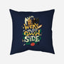 Own Side-none removable cover w insert throw pillow-risarodil