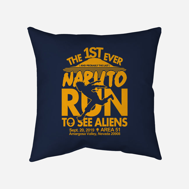 Naruto Run for Aliens-none removable cover throw pillow-Boggs Nicolas