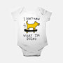 National Mutt Day-baby basic onesie-bakhus