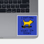 National Mutt Day-none glossy sticker-bakhus