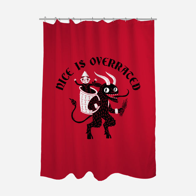 Naughty Is Better-none polyester shower curtain-DinoMike