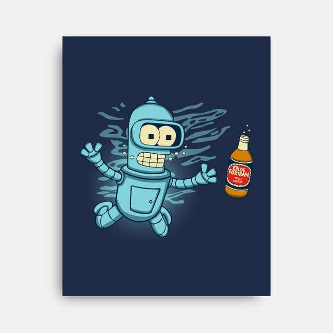 Nebeermind-none stretched canvas-Melonseta