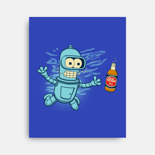 Nebeermind-none stretched canvas-Melonseta