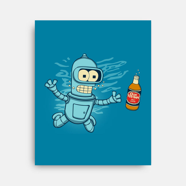 Nebeermind-none stretched canvas-Melonseta