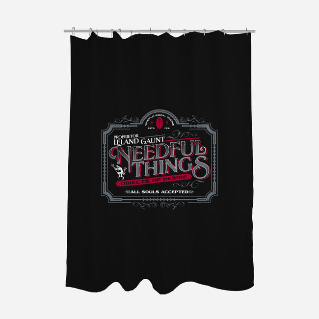 Needful Things-none polyester shower curtain-Nemons