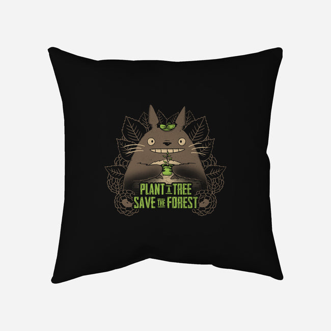 Neighborly Conservationist-none removable cover w insert throw pillow-yumie