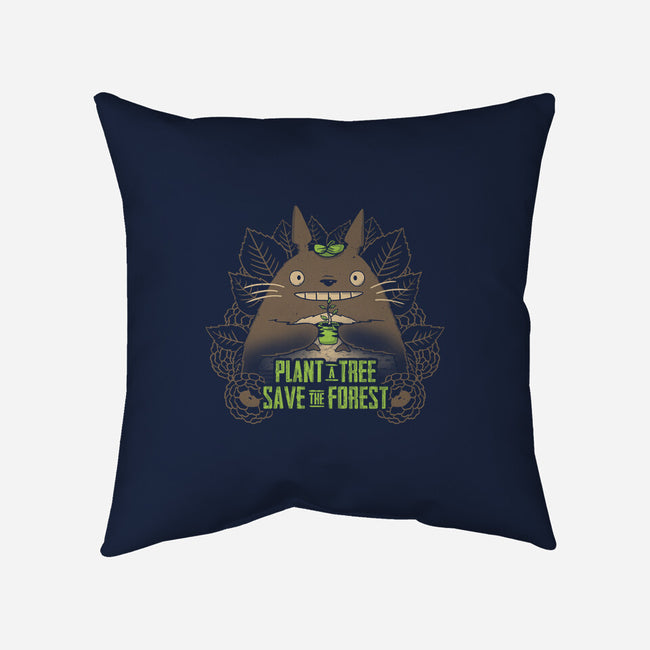 Neighborly Conservationist-none removable cover w insert throw pillow-yumie