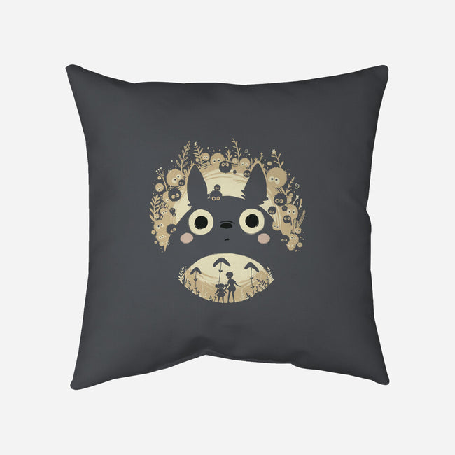 Neighbor's Dream-none removable cover w insert throw pillow-Harantula