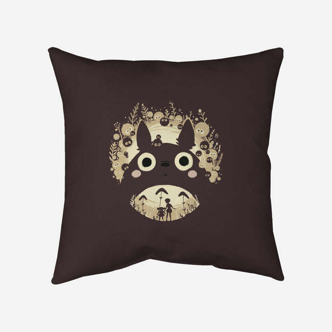 Neighbor's Dream-none removable cover w insert throw pillow-Harantula