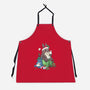 Neighbourly Christmas-unisex kitchen apron-DoOomcat
