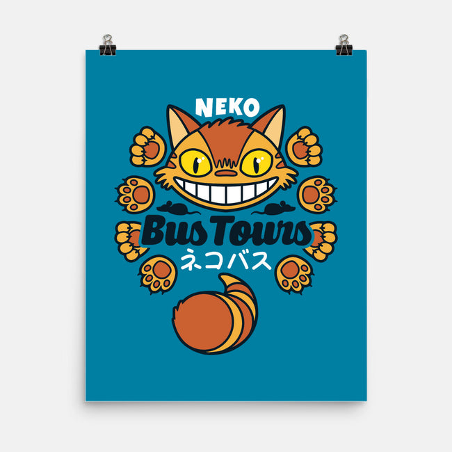 Neko Bus-none matte poster-adho1982