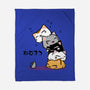 Neko Uh-oh-none fleece blanket-JAZZCOLA