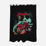 Neo Tokyo Rain-none polyester shower curtain-DonovanAlex