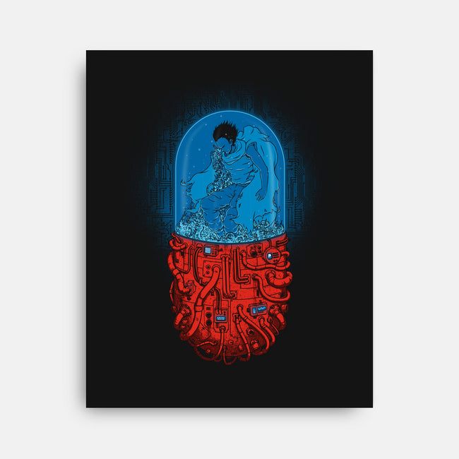 Neo-Tokyo Experiment-none stretched canvas-pigboom