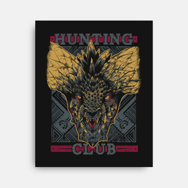 Nergigante-none stretched canvas-Melee_Ninja