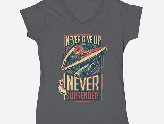 Never Surrender!