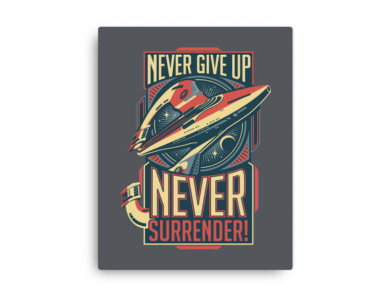 Never Surrender!