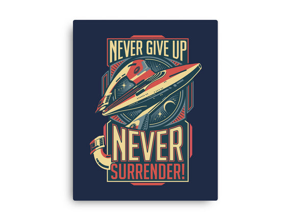 Never Surrender!