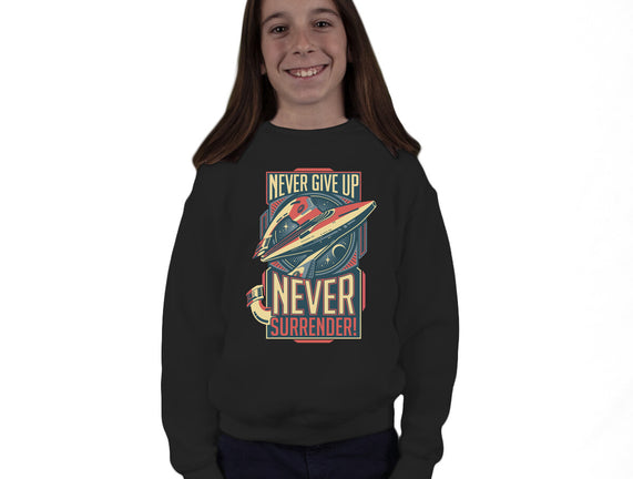 Never Surrender!