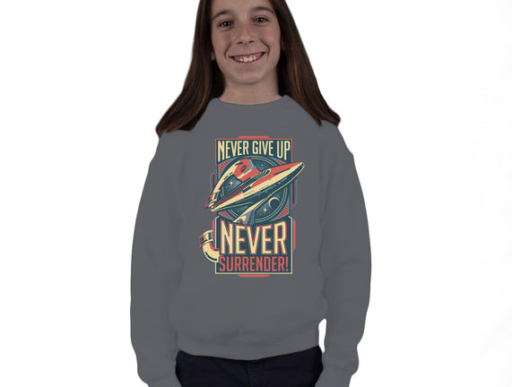 Never Surrender!