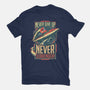 Never Surrender!-unisex basic tee-DeepFriedArt