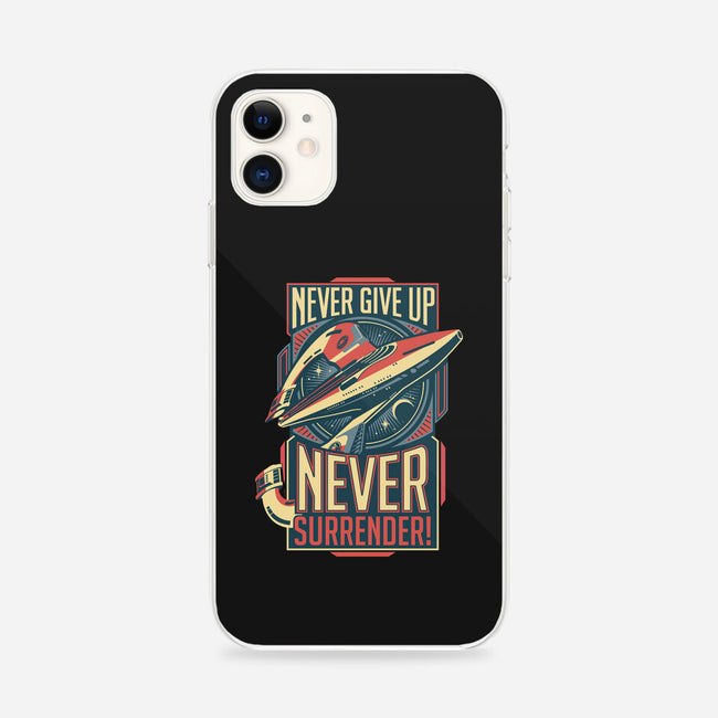 Never Surrender!-iphone snap phone case-DeepFriedArt