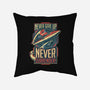 Never Surrender!-none removable cover w insert throw pillow-DeepFriedArt