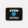 Never Trust An Atom!-none zippered laptop sleeve-Blue_37