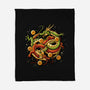 Neverending Dragonz-none fleece blanket-Letter_Q