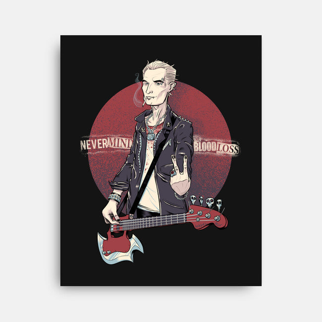 Nevermind the Blood Loss-none stretched canvas-kgullholmen