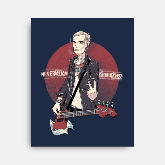 Nevermind the Blood Loss-none stretched canvas-kgullholmen